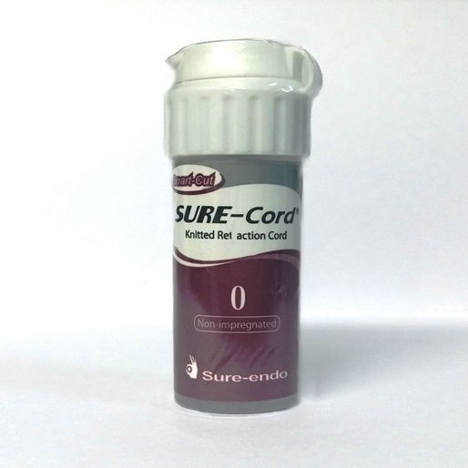 Ретракционная нить Sure Cord-0 без пропитки из микрофибры Sure-endo 254 см.