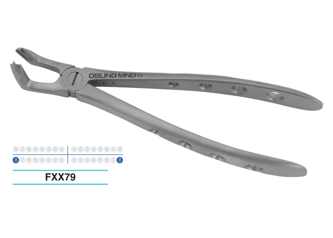 Щипцы для удаления 8-х зубов для взрослых Extraction Forcep тип Азии FXX79