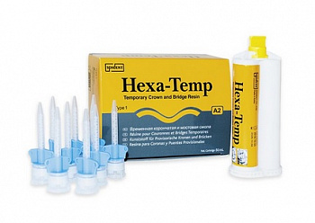 Хекса Темп Hexa Temp цвет A1 самоотверждаемый материал для временных коронок Spident 75 гр./50 мл.