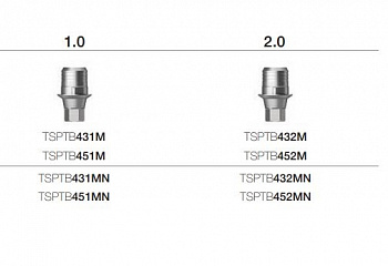 Абатмент трёхкомпонентный TS Link мини 6-гранник D-4.5 G/H-2.0 H-5.0 