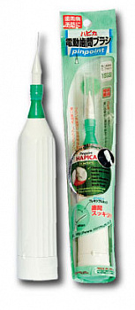 Электрическая звуковая зубная щетка Hapica Interbrush DBP-1W для брекетов